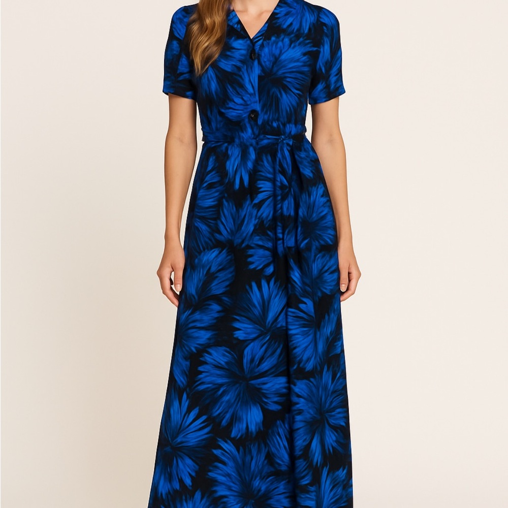 NWT chiffon floral maxi dress vfshow elegant